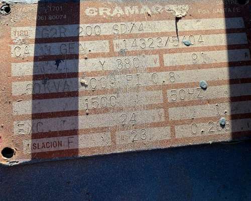 Generador , Perking 6 Bobina Cramaco 65kva
