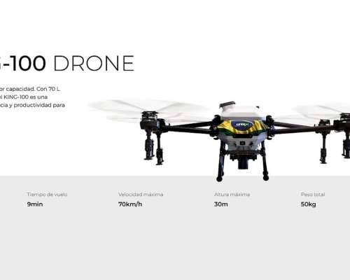Dron Agricola Gteex : GT40 / KING100 / KING-150 y Postventa - Agroads