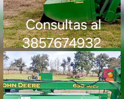 Segadora Jhon Deere 630 Moco