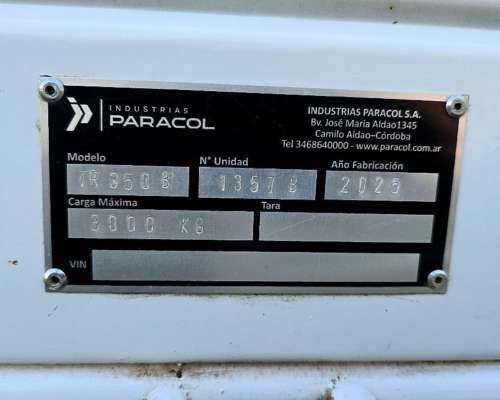 Taller Rodante Tr350b Paracol