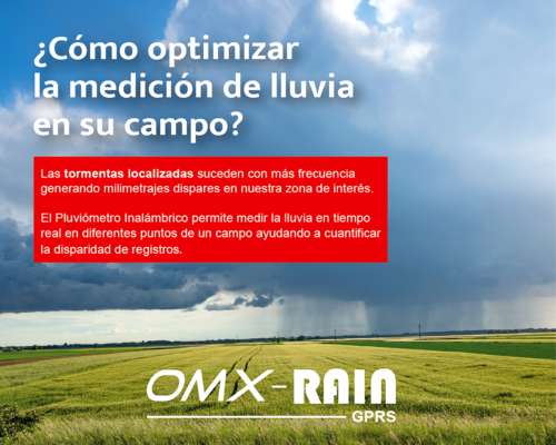 Pluviómetro Omixom Omx-rain Modelo Gprs