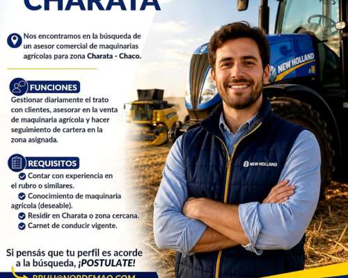 Vendedor de Maquinaria Agro