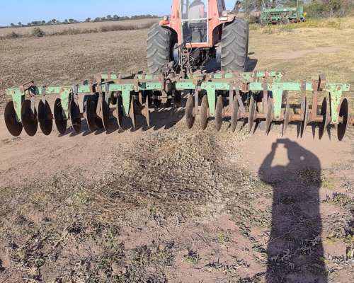 Rastra de Discos Desencontrado con Cajones para Siembra Hidr