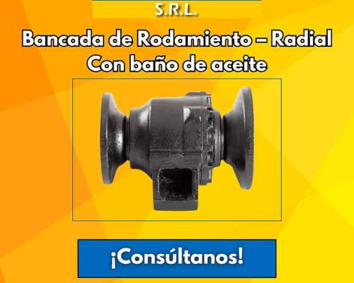 Cajas de Rastras - Rodamiento Radial - con Baño de Aceite