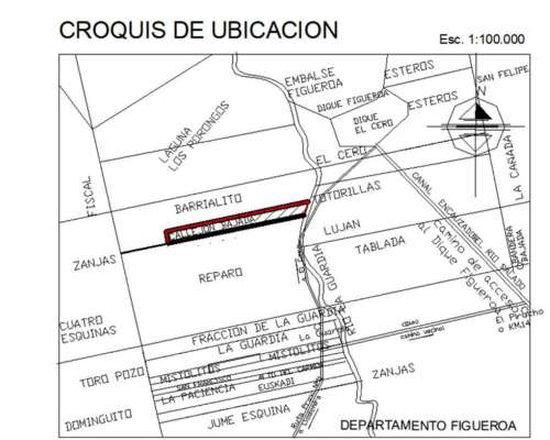 Campo de 1.000 Has en Callejón Bajada – Dept. Figueroa –