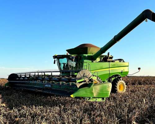 Cosechadora John Deere S680 2016 -draper 45 - Solo 780 Hs