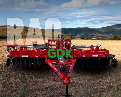 Rastra Acondicionadora de Suelos RAO 44 Discos. Ombu.