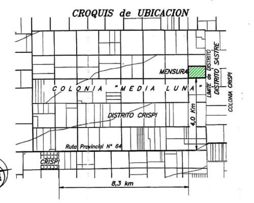 Venta Campo Crispi 67 Has