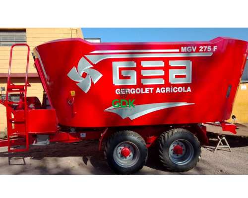 Mixer Vertical Doble MGV 275 F. Gea. con Goma y Balanza.