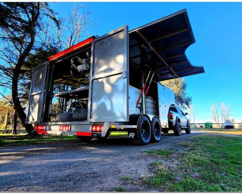 Semirremolque Carrozado Homologado para Drones Fumigadores