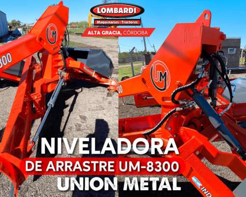 Niveladora de Arrastre Union Metal Cheques sin Interés
