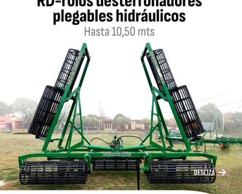 Rdp Rolo Desterronador Pesado 10,50 Mts Super Bong