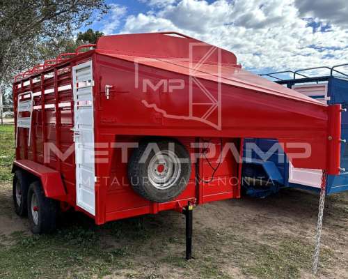 Carro Vaquero Cigueña. Jaula Mixta