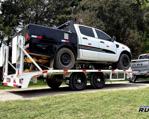 Tráiler Balancin Homologado Ruedas Abajo para 3 TN.