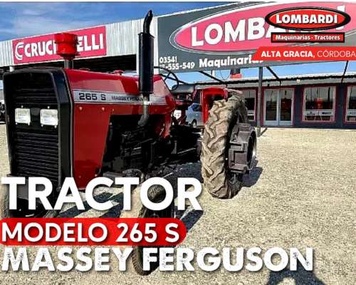 Tractor Massey Ferguson 265 S con Tres Puntos Impecable