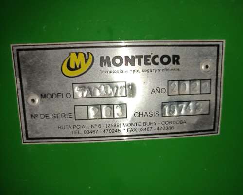 Tolva Marca Montecor - 28000lts - Nueva sin USO