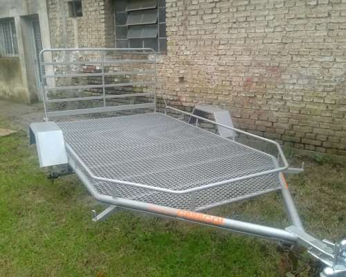 Trailer para Moto o Cuatriciclo 500 Kg Apto para Homologar