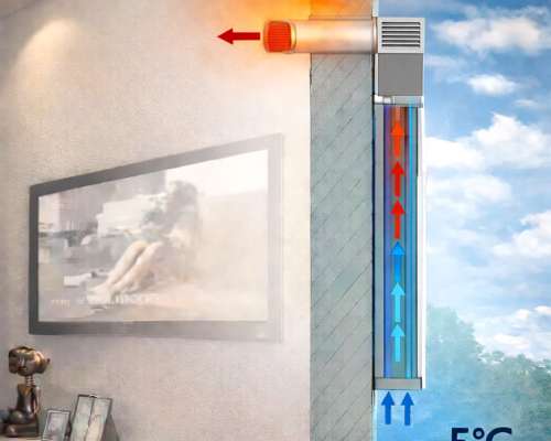 Calefactor Solar (estufa Solar) + Control Automático