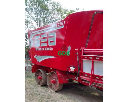 Mixer Vertical Doble MGV 275 F. Gea. con Goma y Balanza.