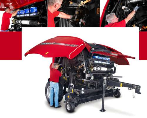 Rotoenfardadora Case IH RB465 con Cutter