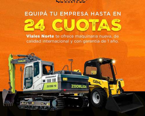 24 Cuotas Maquinas Viales
