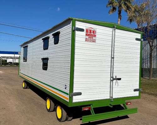 Casilla Rural PPG 8.00 X 2.60 con Taller para 4 Personas