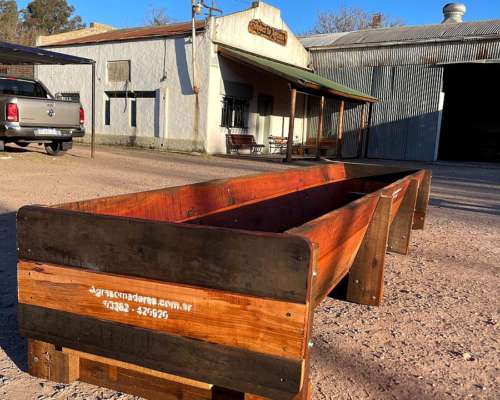 Comedero Agraso para Vacas Hacienda Ganaderia Feed 80cm X 4m