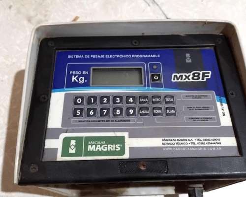 Monitor Bascula Mx8f para Mixer. Óptimas Condiciones
