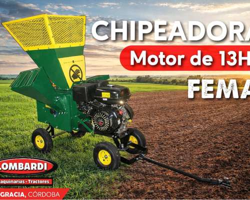 Chipeadora con Motor de 13hp Fema