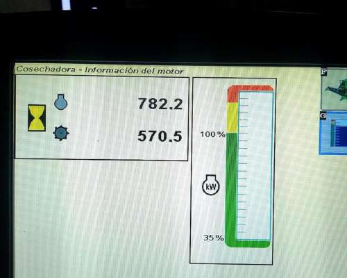 Cosechadora John Deere S680 2016 -draper 45 - Solo 780 Hs