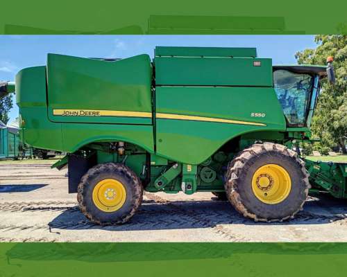 Cosechadora John Deere S550, año 2019