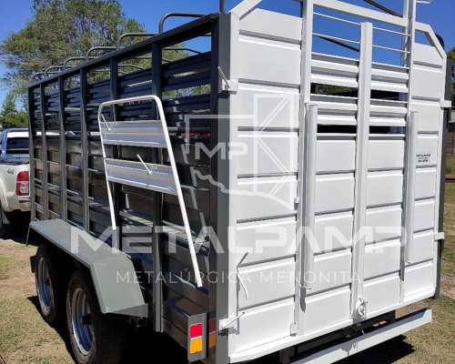 Carro Vaquero - Jaula para Hacienda. Metalúrgica Metalpamp