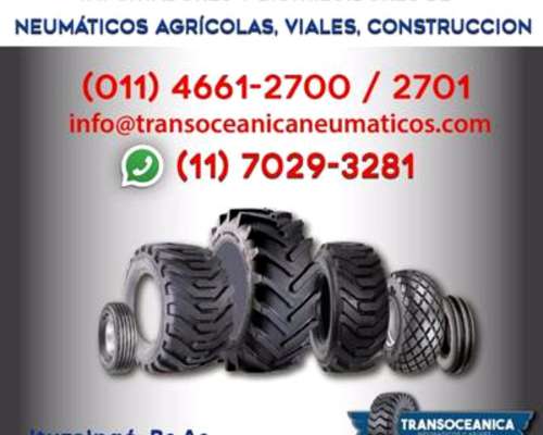 Neumático Agricola 13.6-24 - 10 Telas Envios Reforzadas