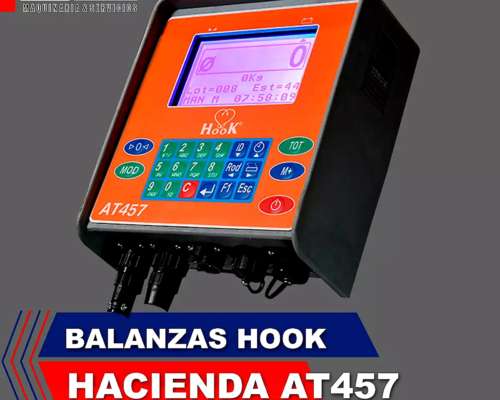 Balanza para Hacienda Hook AT 457