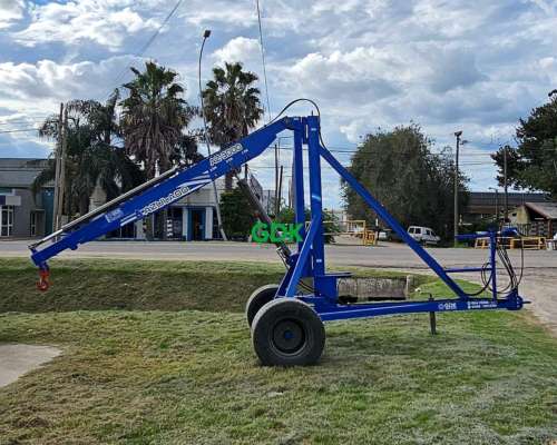 Grua Giratoria AZ 3000 Azulado. Contado.