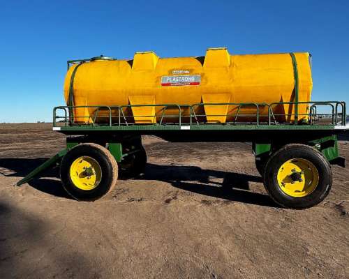 Carro de Apoyo para Agua de 6000lts Rodado 22,5 con Luces