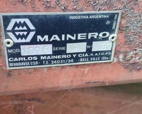 Cabezal Girasolero Mainero Modelo 1035 12/70