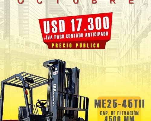 Autoelevador Michigan Promo Octubre