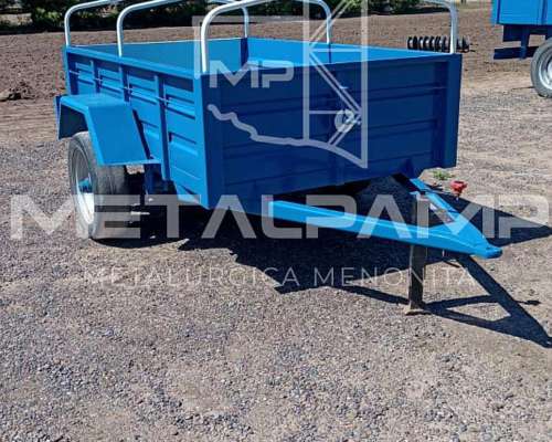 Carro con Barandas de UN Eje