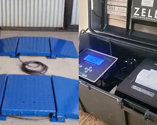 Plataforma Pesaje por Ejes para Camiones