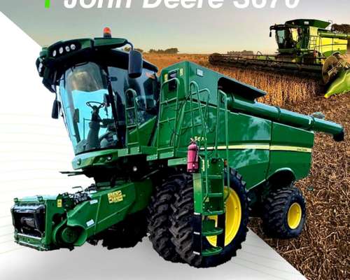 Cosechadora John Deere S670 año 2017 - Lista para Campaña