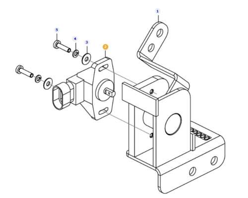 Sensor de Posición Giratorio Agco -71391869