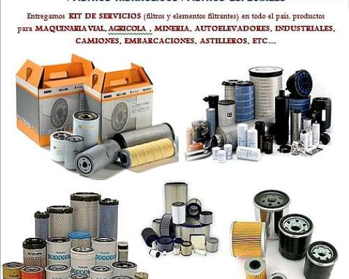 Kits de Servicio (filtros) Premium para Maquinaria Vial