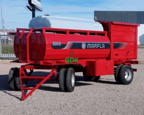 Acoplado Tanque con Taller Trasero 3000 Lts. Marpla