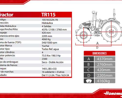 Tractor Hanomag TR 115