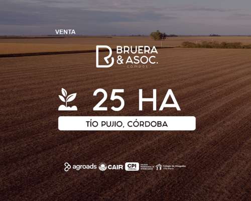 Campo 25 Hectáreas - TÍO Pujio, Córdoba