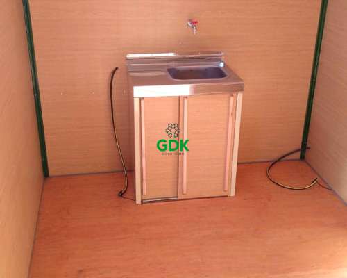 Casilla Rural 2 Camas 4.50 X 2 Mts Chapa Blanca. Rogriv