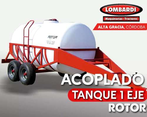 Acoplado Tanque 1 Eje Fijo 6.700 Lts Rotor