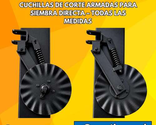 Cuchillas Armadas para Siembra Directa - Cuerpos - Tapadoras