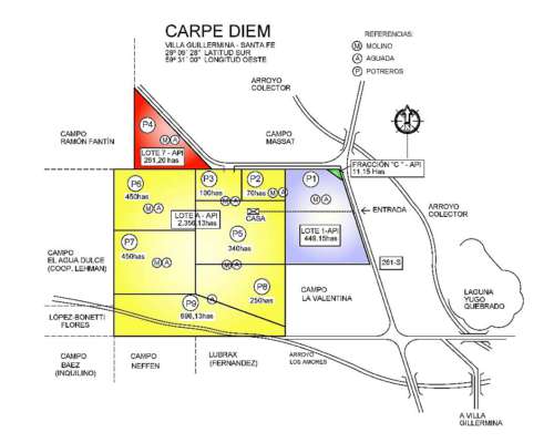 3077 Has en Villa Guillermina con Casa, Molinos y Aguadas